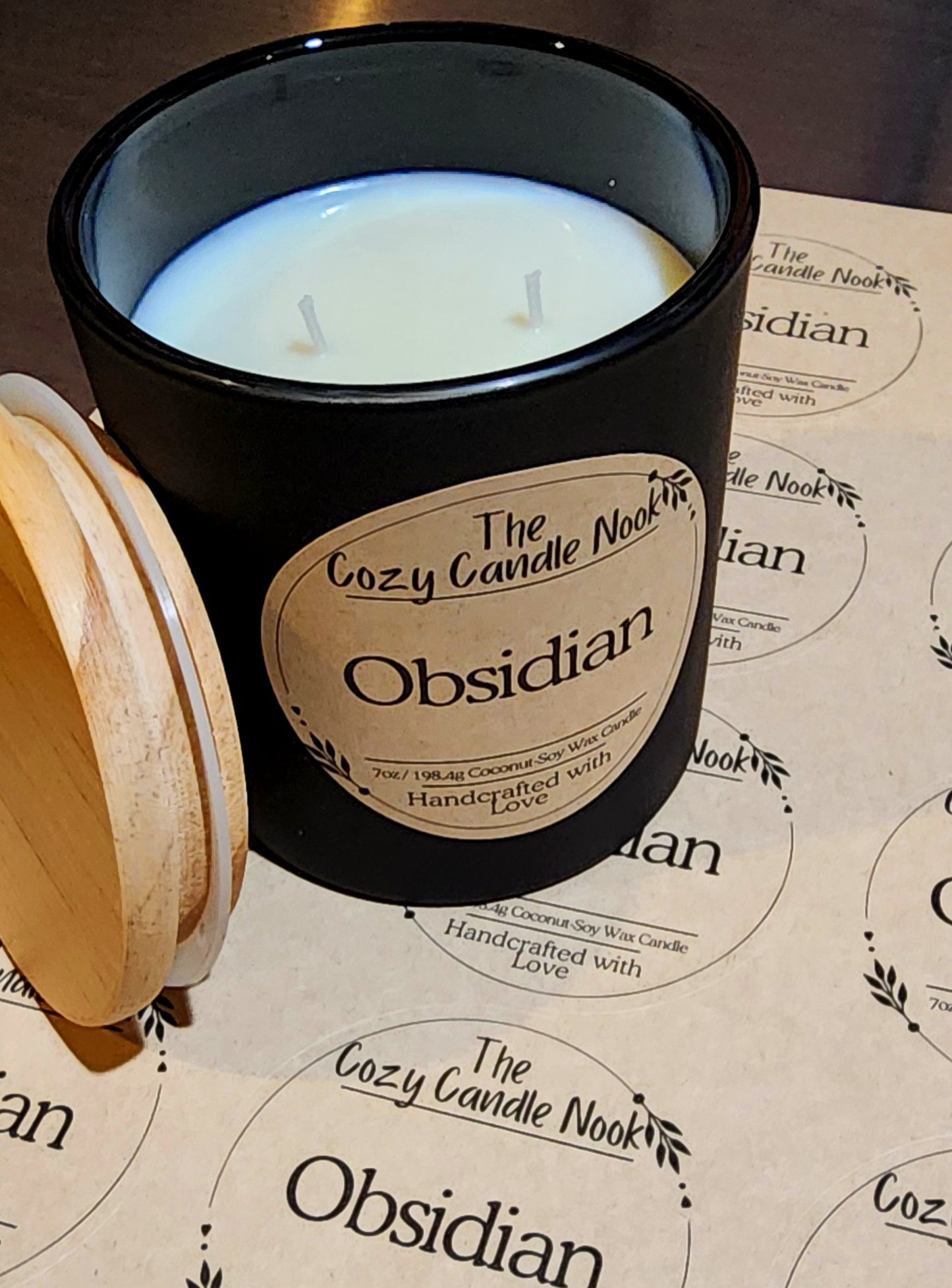 Obsidian Candle