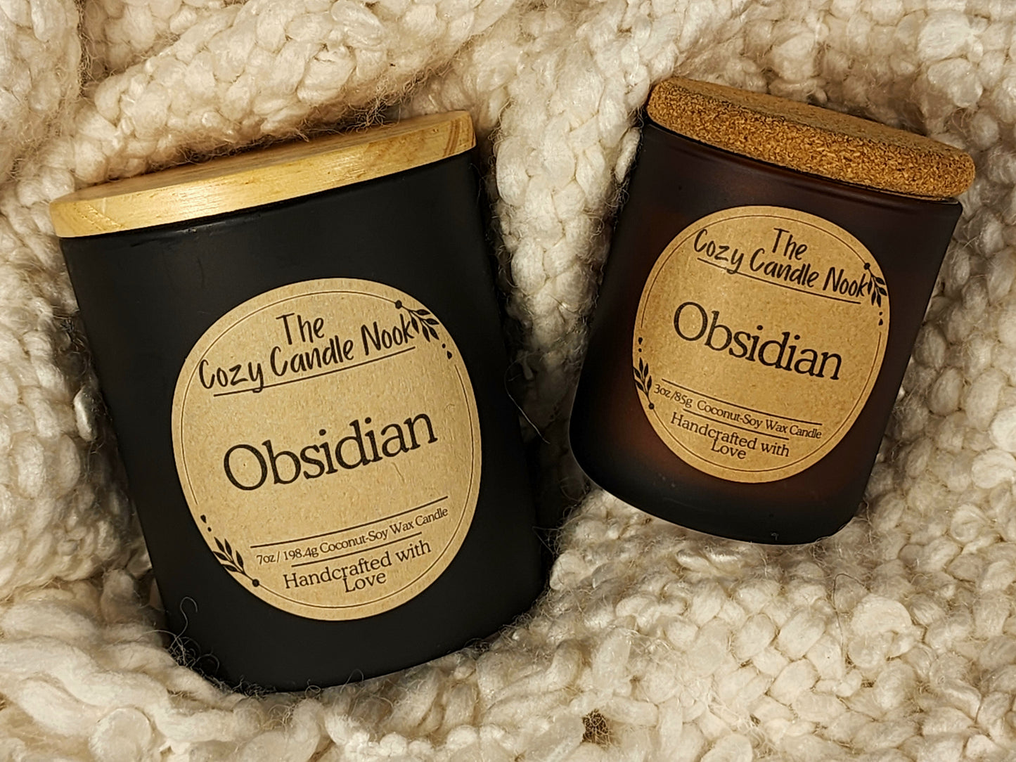 Obsidian Candle