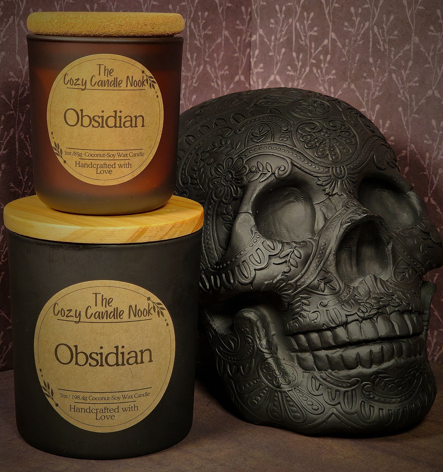 Obsidian Candle
