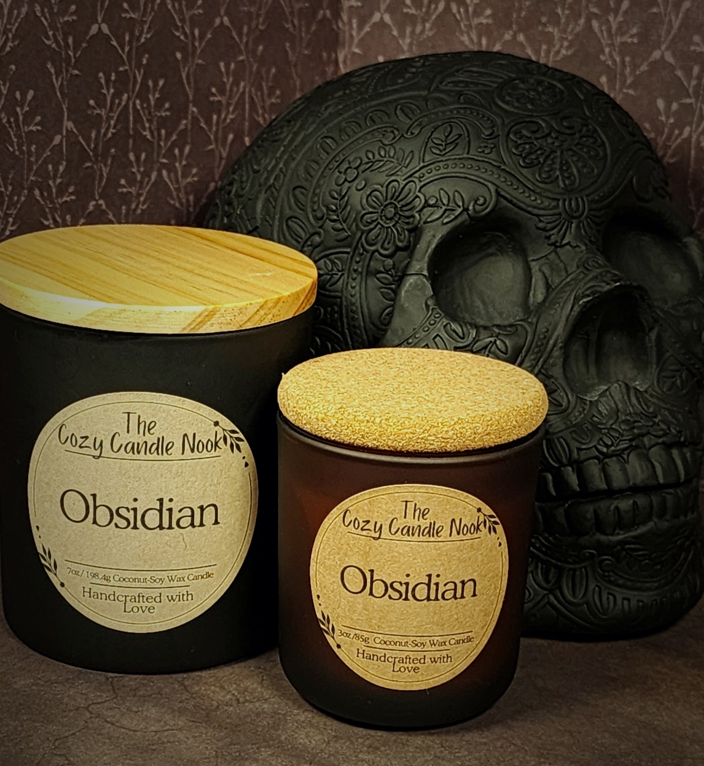 Obsidian Candle