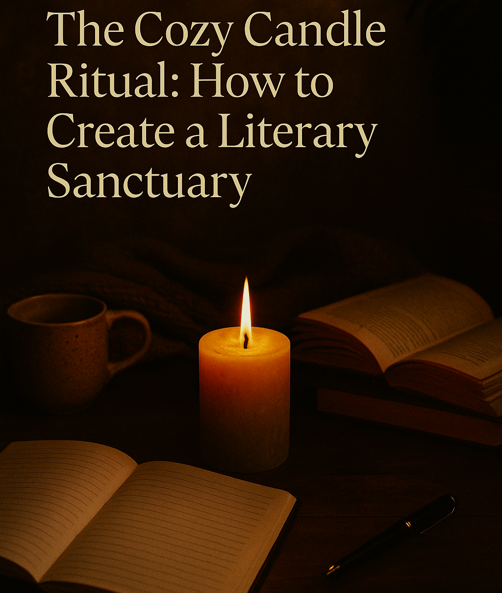 The Cozy Candle Ritual: How to Create a Literary Sanctuary