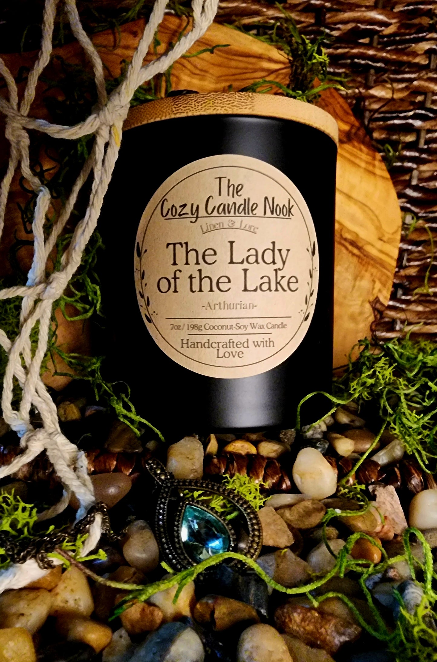 The Lady of the Lake Candle