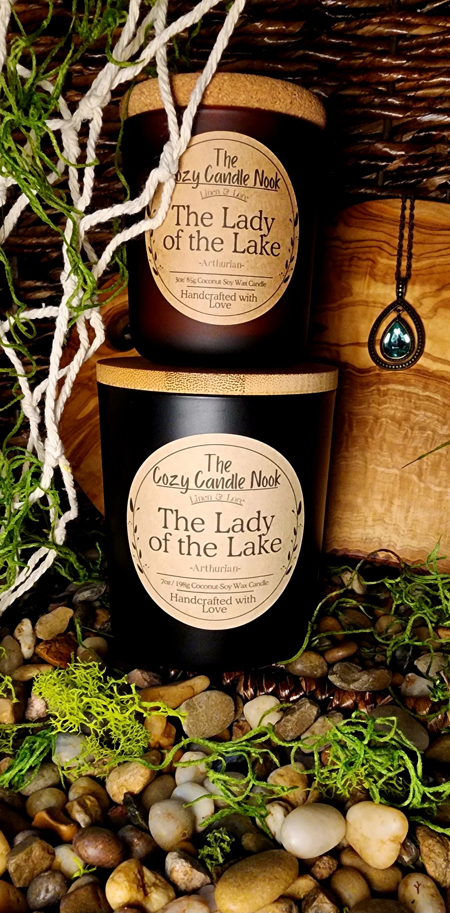 The Lady of the Lake Candle