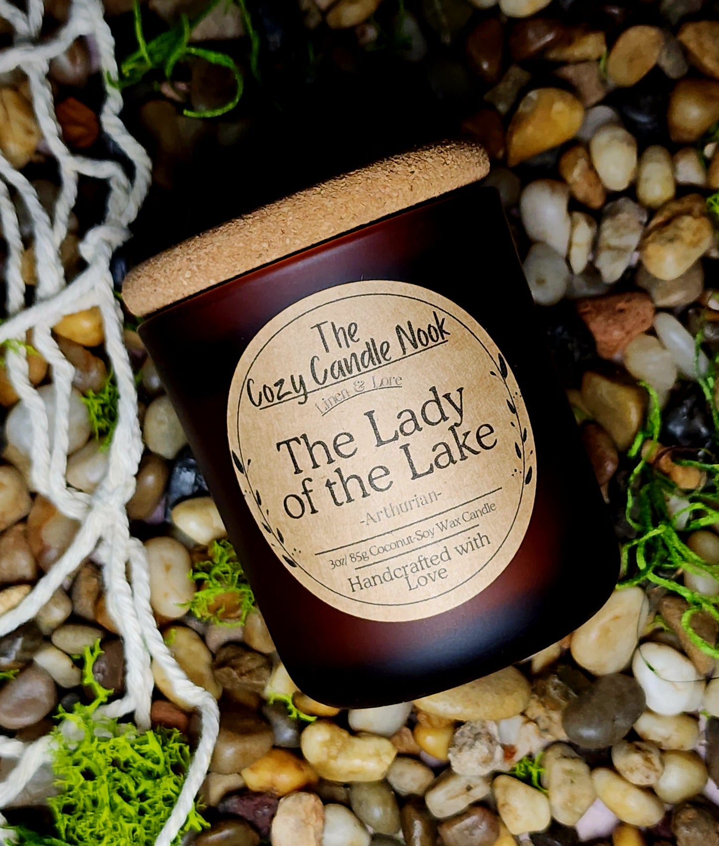 The Lady of the Lake Candle