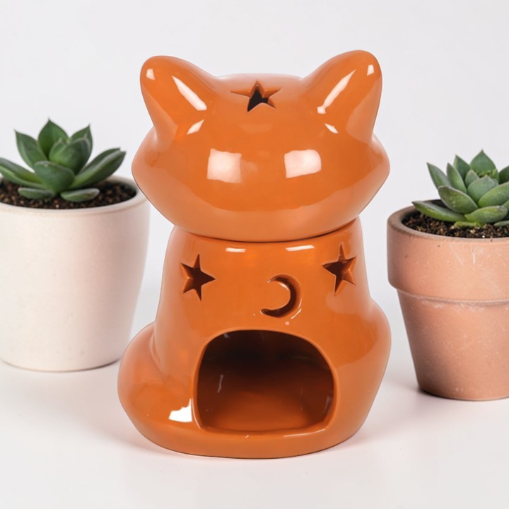Fox Wax & Oil Tealight Warmer