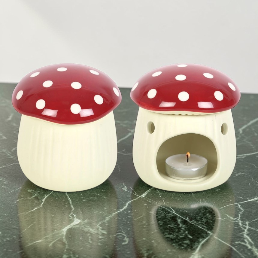Mushroon Wax & Oil Tealight Warmer