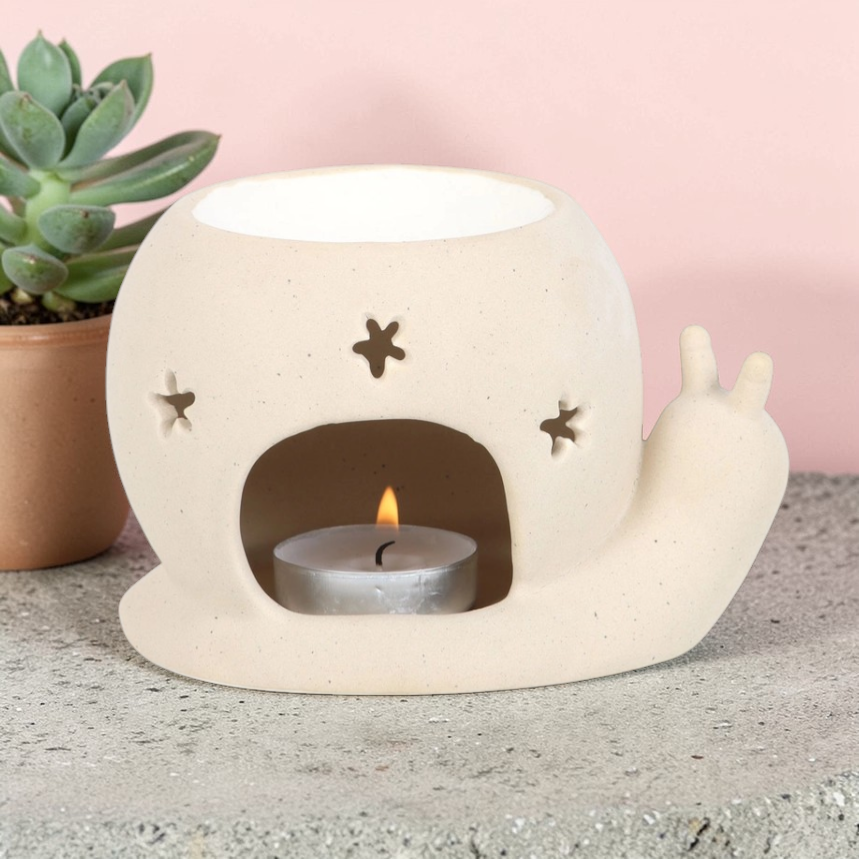Happy Snail Wax & Oil Tealight Warmer