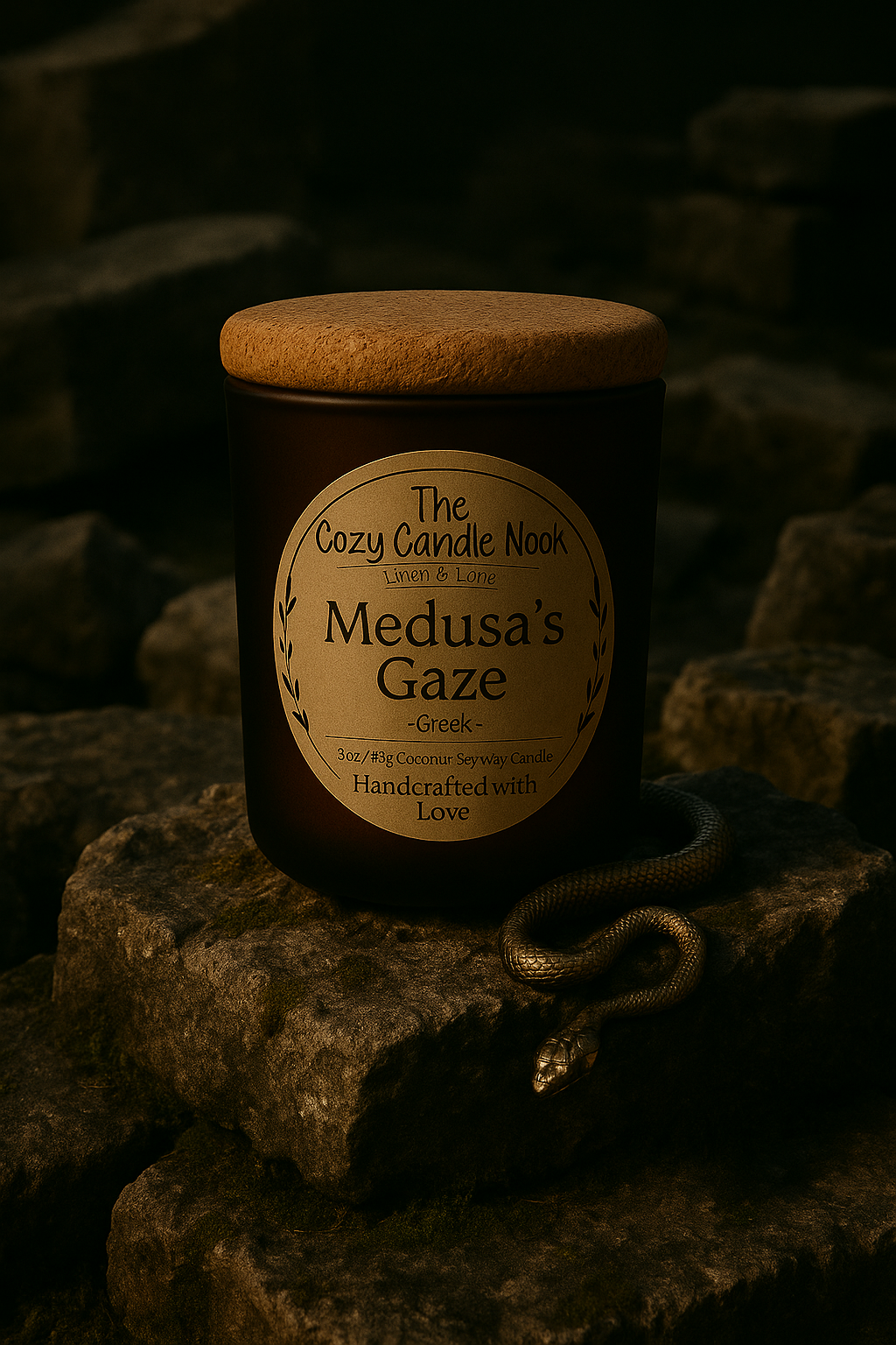 Medusa's Gaze Candle