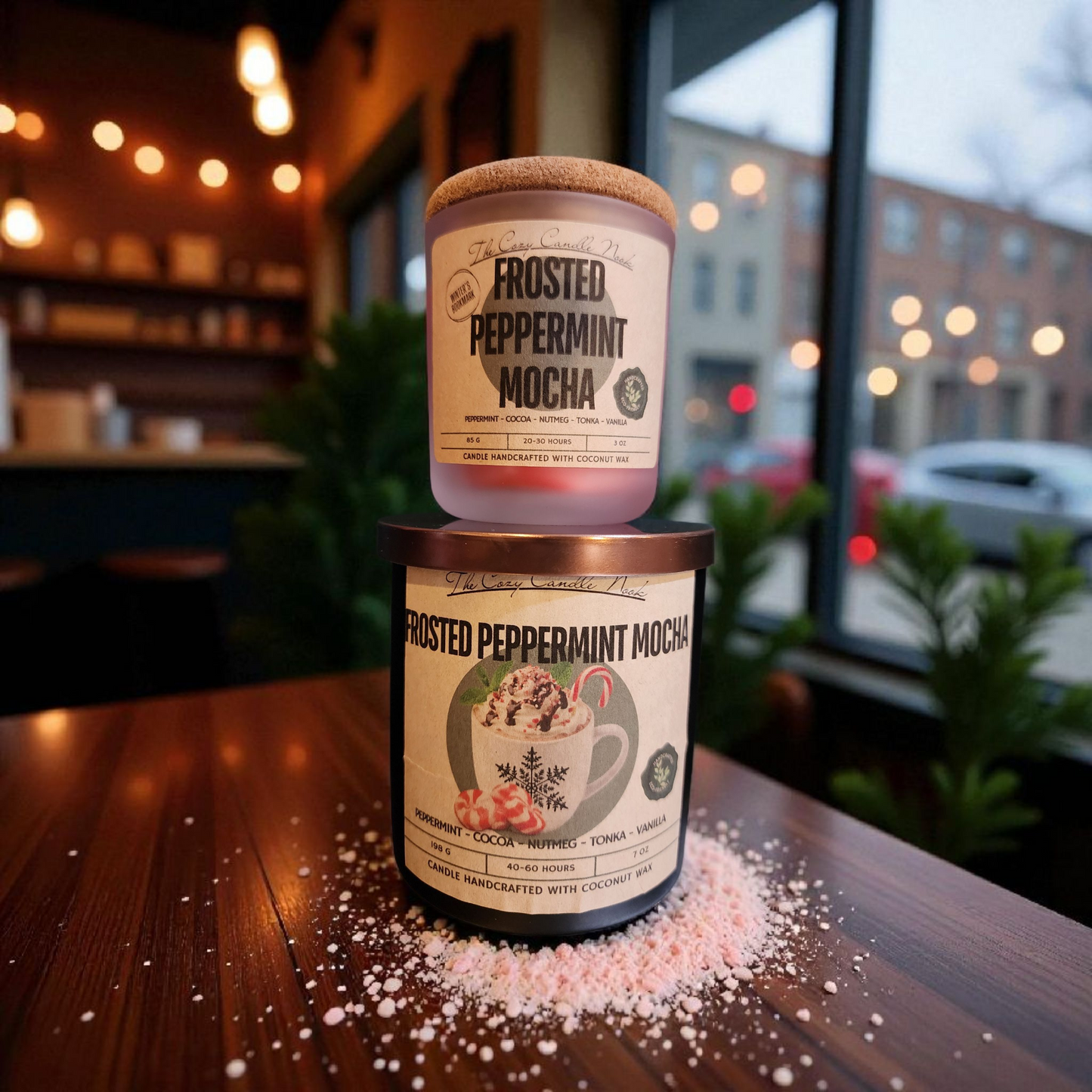 Frosted Peppermint Mocha Candle