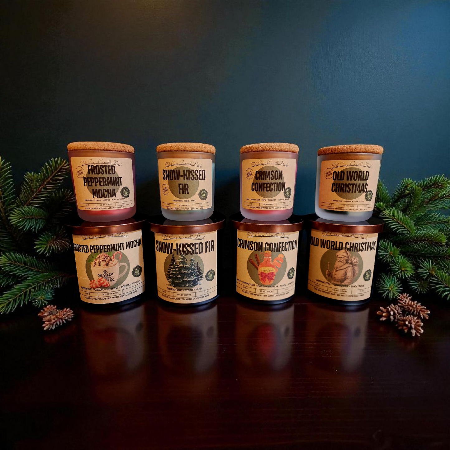 Frosted Peppermint Mocha Candle